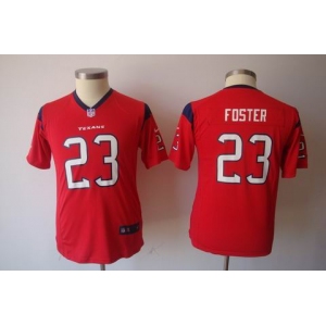 nike youth nfl jerseys houston texans #23 foster red[nike]