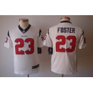 nike youth nfl jerseys houston texans #23 foster white[nike limited]