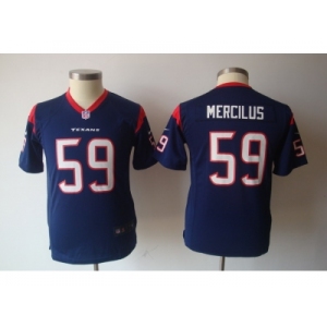 nike youth nfl jerseys houston texans #59 mercilus blue[nike]