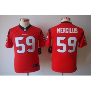 nike youth nfl jerseys houston texans #59 mercilus red[nike limited]