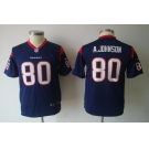 nike youth nfl jerseys houston texans #80 a.johnson blue[nike]