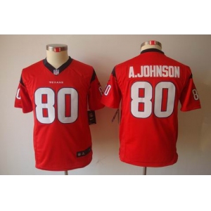 nike youth nfl jerseys houston texans #80 a.johnson red[nike limited]