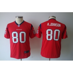 nike youth nfl jerseys houston texans #80 a.johnson red[nike]