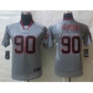 nike youth nfl jerseys houston texans #90 clowney grey[Elite lights out][clowney]