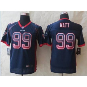 nike youth nfl jerseys houston texans #99 watt blue[Elite drift fashion]