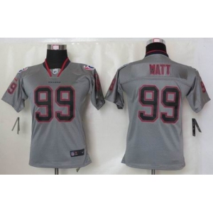 nike youth nfl jerseys houston texans #99 watt grey[Elite lights out]