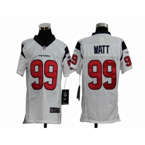 nike youth nfl jerseys houston texans #99 watt white[nike]