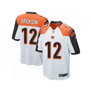 Men Nike Cincinnati Bengals #12 Alex Erickson Game White NFL Jersey