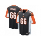 Men Nike Cincinnati Bengals #66 Trey Hopkins Game Black Team Color NFL Jersey