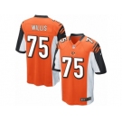 Men Nike Cincinnati Bengals #75 Jordan Willis Game Orange Alternate NFL Jersey