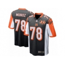 Men's Cincinnati Bengals #78 Anthony Munoz Nike Black 50th Anniversary Retired Player Game Jersey