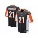 Men's Nike Cincinnati Bengals #21 Darqueze Dennard Game Black Team Color NFL Jersey