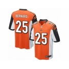 Men's Nike Cincinnati Bengals #25 Giovani Bernard Game Orange Alternate NFL Jersey