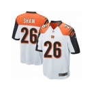 Men's Nike Cincinnati Bengals #26 Josh Shaw Game White NFL Jersey