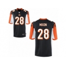 Men's Nike Cincinnati Bengals #28 Joe Mixon Game Black Team Color NFL Jersey