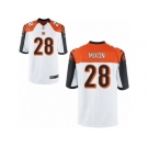 Men's Nike Cincinnati Bengals #28 Joe Mixon Game White NFL Jersey