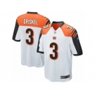 Men's Nike Cincinnati Bengals #3 Jeff Driskel Game White NFL Jersey