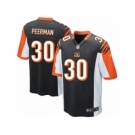 Men's Nike Cincinnati Bengals #30 Cedric Peerman Game Black Team Color NFL Jersey