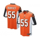 Men's Nike Cincinnati Bengals #55 Vontaze Burfict Game Orange Alternate NFL Jersey