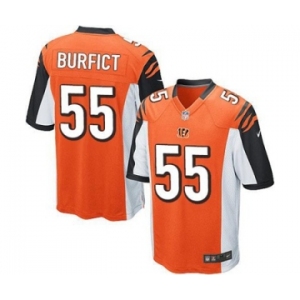 Men's Nike Cincinnati Bengals #55 Vontaze Burfict Game Orange Alternate NFL Jersey