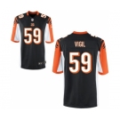 Men's Nike Cincinnati Bengals #59 Nick Vigil Game Black Team Color NFL Jersey