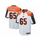 Men's Nike Cincinnati Bengals #65 Clint Boling Game White NFL Jersey