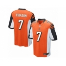 Men's Nike Cincinnati Bengals #7 Boomer Esiason Game Orange Alternate NFL Jersey