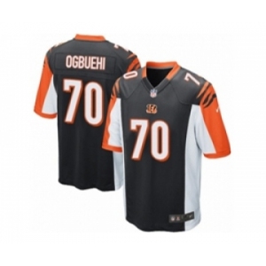 Men's Nike Cincinnati Bengals #70 Cedric Ogbuehi Game Black Team Color NFL Jersey