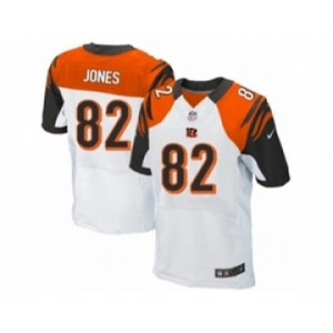 Men's Nike Cincinnati Bengals #82 Marvin Jones Elite White NFL Jersey