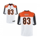 Men's Nike Cincinnati Bengals #83 Tyler Boyd Game White NFL Jersey