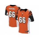 Men Nike Cincinnati Bengals #66 Trey Hopkins Elite Orange Alternate NFL Jersey