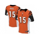 Men's Nike Cincinnati Bengals #15 John Ross Elite Orange Alternate NFL Jersey