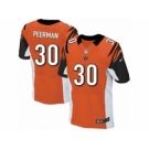 Men's Nike Cincinnati Bengals #30 Cedric Peerman Elite Orange Alternate NFL Jersey