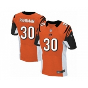 Men's Nike Cincinnati Bengals #30 Cedric Peerman Elite Orange Alternate NFL Jersey