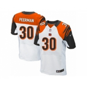 Men's Nike Cincinnati Bengals #30 Cedric Peerman Elite White NFL Jersey