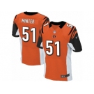 Men's Nike Cincinnati Bengals #51 Kevin Minter Elite Orange Alternate NFL Jersey