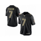 Men's Nike Cincinnati Bengals #7 Boomer Esiason Elite Black Salute to Service NFL Jersey