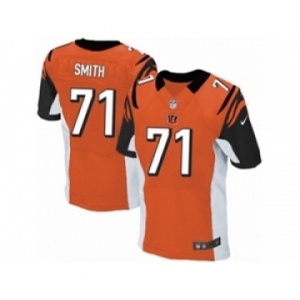 Men's Nike Cincinnati Bengals #71 Andre Smith Elite Orange Alternate NFL Jersey