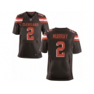 Men's Nike Cleveland Browns #2 Patrick Murray Elite Brown Team Color NFL Jersey