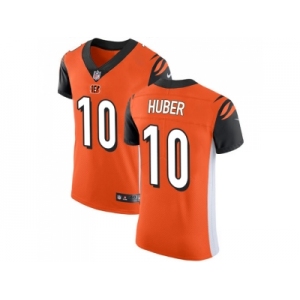 Nike Cincinnati Bengals #10 Kevin Huber Orange Alternate Men Stitched NFL Vapor Untouchable Elite Jersey