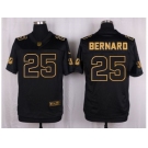 Nike Cincinnati Bengals #25 Giovani Bernard Black Pro Line Gold Collection Jersey[Elite]