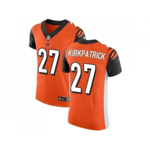 Nike Cincinnati Bengals #27 Dre Kirkpatrick Orange Alternate Men Stitched NFL Vapor Untouchable Elite Jersey