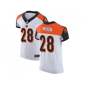 Nike Cincinnati Bengals #28 Joe Mixon White Men Stitched NFL Vapor Untouchable Elite Jersey