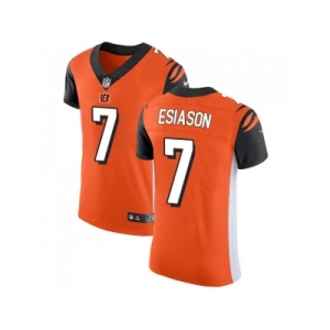 Nike Cincinnati Bengals #7 Boomer Esiason Orange Alternate Men Stitched NFL Vapor Untouchable Elite Jersey