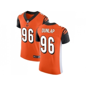 Nike Cincinnati Bengals #96 Carlos Dunlap Orange Alternate Men Stitched NFL Vapor Untouchable Elite Jersey