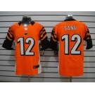 nike nfl jerseys cincinnati bengals #12 sanu orange[Elite]