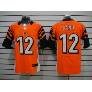 nike nfl jerseys cincinnati bengals #12 sanu orange[Elite]