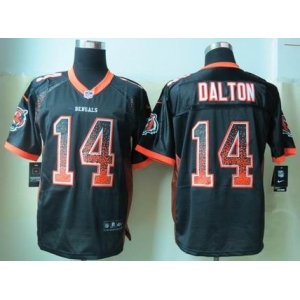 nike nfl jerseys cincinnati bengals #14 dalton black[Elite drift fashion]