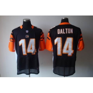 nike nfl jerseys cincinnati bengals #14 dalton black[elite]