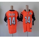 nike nfl jerseys cincinnati bengals #14 dalton orange[Elite 50th Patch]